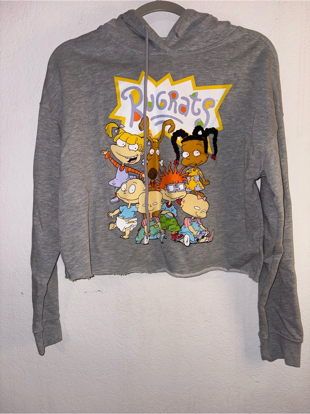Grey Graphic Hoodie - Official Cartoon Pullover